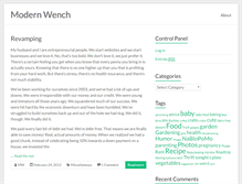 Tablet Screenshot of modernwench.com